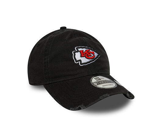 Kšiltovka New Era - NFL Wash & Distressed 9TWENTY - Kansas City Chiefs - Black