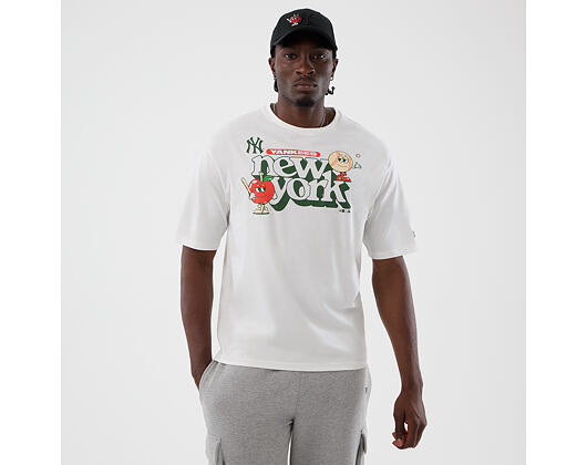 Triko New Era - MLB Icon Graphic Tee - NY Yankees - White
