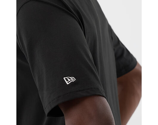 Triko New Era - Branded Oversized Graphic Tee - Black