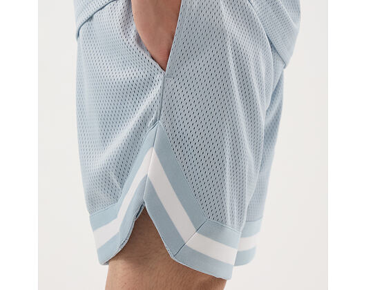 Kraťasy New Era - Branded Oversized Mesh Shorts - Sky Blue