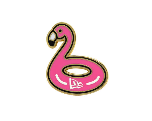Připínáček New Era - Branded Cap Pin Flamingo - Gold