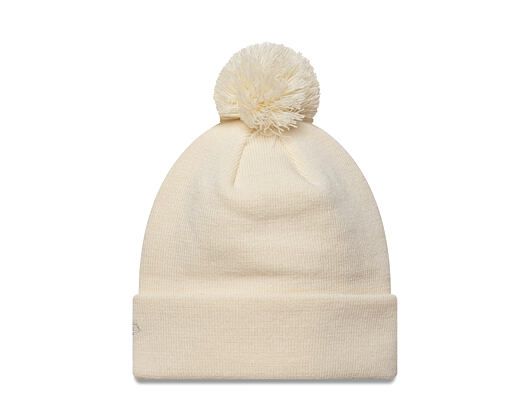 Dámský Kulich New Era - MLB Metallic Pom Beanie - NY Yankees - Cream