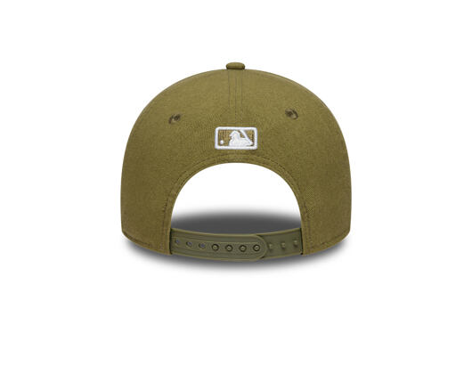 Kšiltovka New Era - MLB Linen 9FORTY M-CROWN - LA Dodgers - New Olive