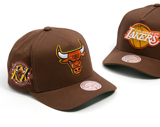 Kšiltovka Mitchell & Ness - NBA - Chestnut Peak - Chicago Bulls - Brown