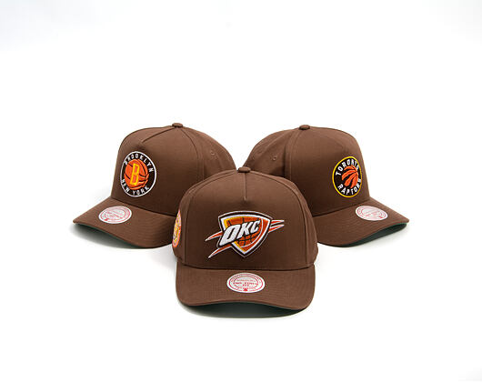 Kšiltovka Mitchell & Ness - NBA - Chestnut Peak - Oklahoma City Thunder - Brown