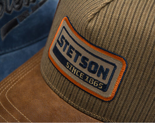 Kšiltovka Stetson - Trucker Cap - Cotton Linen Stripe - 647