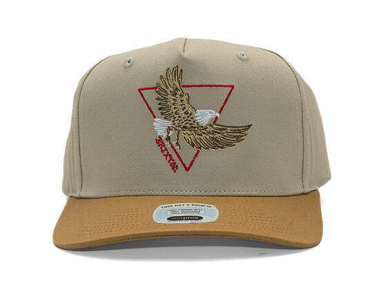 Kšiltovka Brixton - Opal C Np Mp Snapback - Sand/Dark Khaki