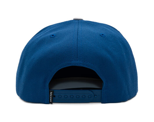 Kšiltovka Brixton - Oath Iii Snapback - Blue/Light Grey