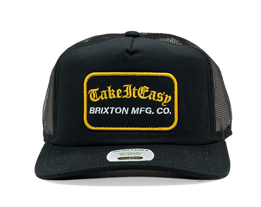 Kšiltovka Brixton - Take It Easy C Np Mp Trucker - Washed Black