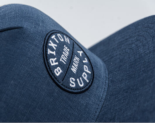 Kšiltovka Brixton - Oath Mp Trucker Hat - Blue Chambray/White