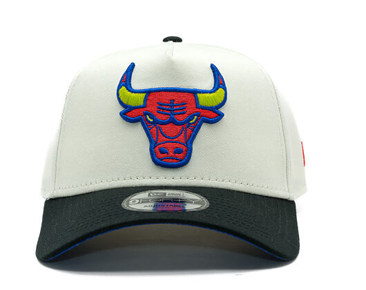 Kšiltovka New Era - NBA Thermal Vision 9FORTY A-Frame - Chicago Bulls - Chrome White