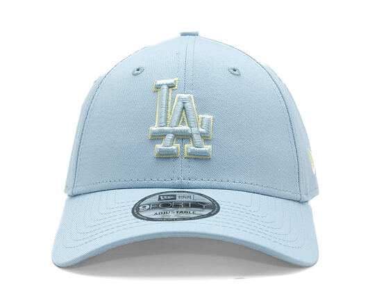 Kšiltovka New Era - MLB League Essential 9FORTY - LA Dodgers - Sky Blue / Yellow