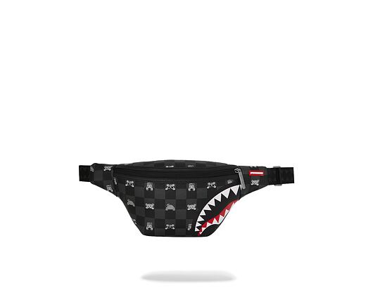 Ledvinka Sprayground - Gray Peeking Character Check Savvy Crossbody