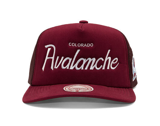 Kšiltovka Mitchell & Ness - Head Coach Trucker - NHL - Colorado Avalanche - Maroon