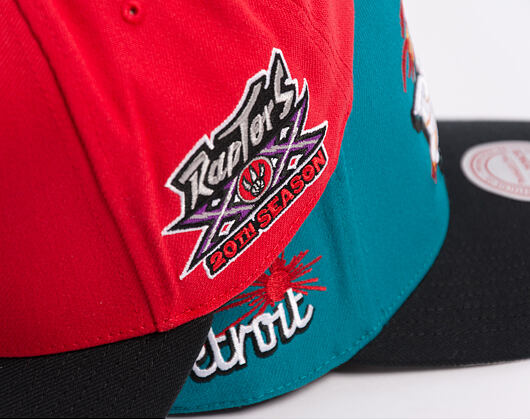 Kšiltovka Mitchell & Ness - In The City Hwc - NBA - Toronto Raptors - Red