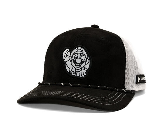 Kšiltovka Capslab - Super Mario - Semi Curved Premium Trucker