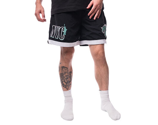 Kraťasy Mitchell & Ness - In The City 7In Nylon Shorts - NBA - New York Knicks -Black