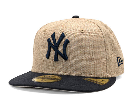 Kšiltovka New Era - MLB "Summer Twine" 59FIFTY - NY Yankees - Team Color / Open Market Tan