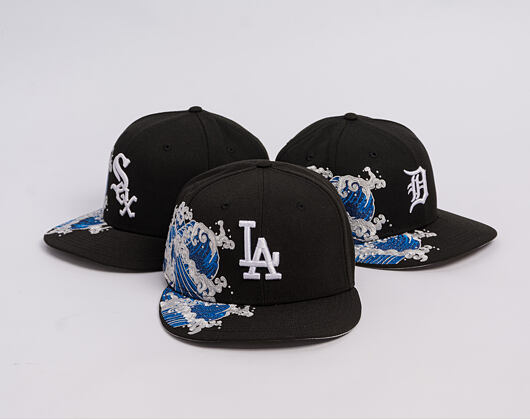 Kšiltovka New Era - MLB "Tidal Wave" 59FIFTY - LA Dodgers - Black
