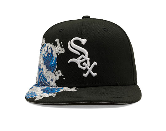 Kšiltovka New Era - MLB "Tidal Wave" 59FIFTY - Chicago White Sox - Black