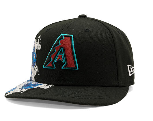 Kšiltovka New Era - MLB "Tidal Wave" 59FIFTY - Arizona Diamondbacks - Black