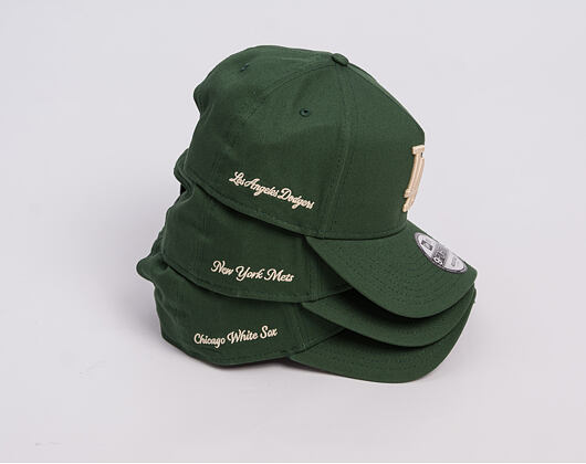 Kšiltovka New Era - MLB "Cilantro Green" 9FORTY A-Frame - NY Mets - Cilantro Green