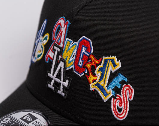Kšiltovka New Era - MLB "Letter" 9FORTY A-Frame - LA Dodgers - Black