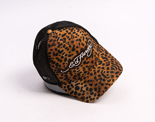 Kšiltovka Ed Hardy - Leopard Print 5 Panel Trucker