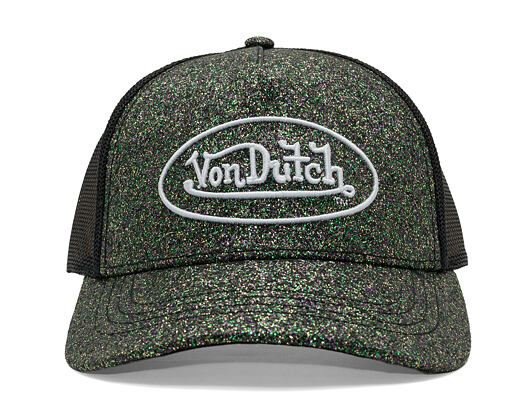Kšiltovka Von Dutch - Trucker - Glitter - Black
