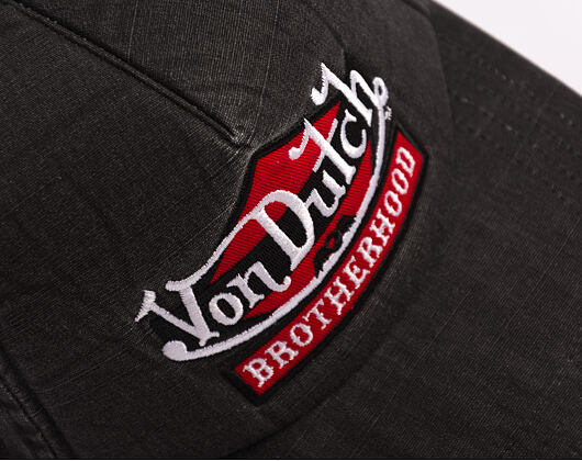 Kšiltovka Von Dutch - Baseball Cap - Brotherhood Patch - Black