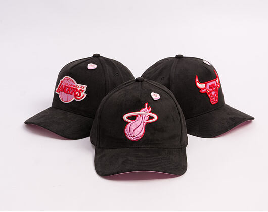 Kšiltovka Mitchell & Ness - All Heart - NBA - Miami Heat - Black