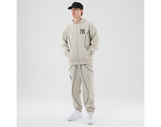 Bunda New Era - MLB Piping Track Jacket - NY Yankees - Stone