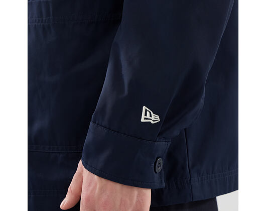 Bunda New Era - Branded Shacket - Navy - Zip Front