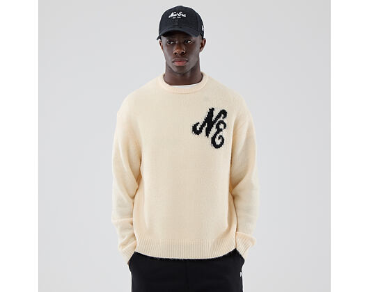 Svetr New Era - Branded Knit Sweater - Cream