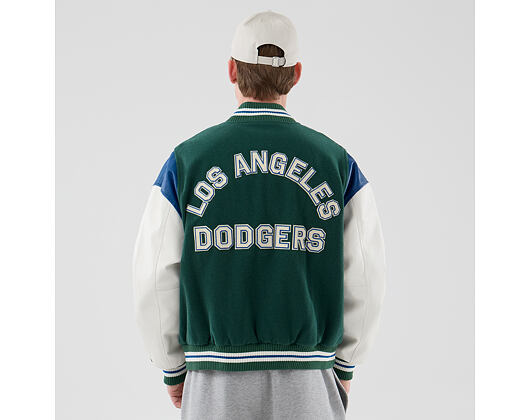 Bunda New Era - MLB Varsity Jacket - LA Dodgers - Cilantro Green