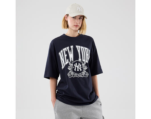 Triko New Era - MLB Arch Graphic Oversized Tee - NY Yankees - Navy