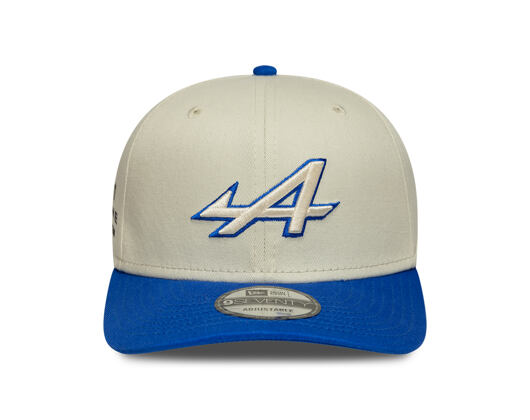 Kšiltovka New Era - F1 Contrast Visor 9SEVENTY Stretch-Snap - Alpine Racing - Ivory