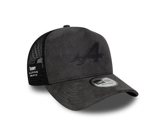 Kšiltovka New Era - F1 Suede 9FORTY A-Frame Trucker - Alpine Racing - Dark Concrete
