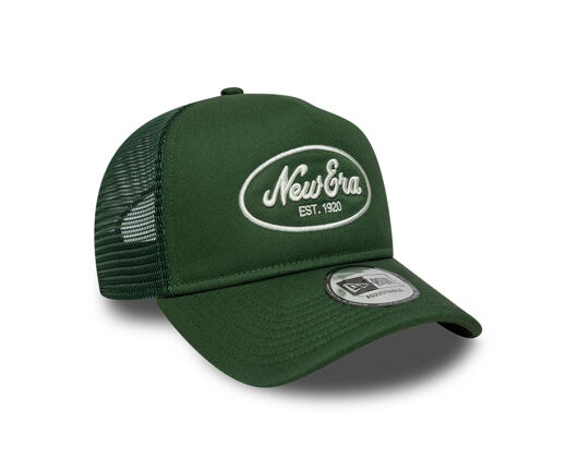 Kšiltovka New Era - Branded Oval Foam Patch 9FORTY A-Frame Trucker - Cilantro Green
