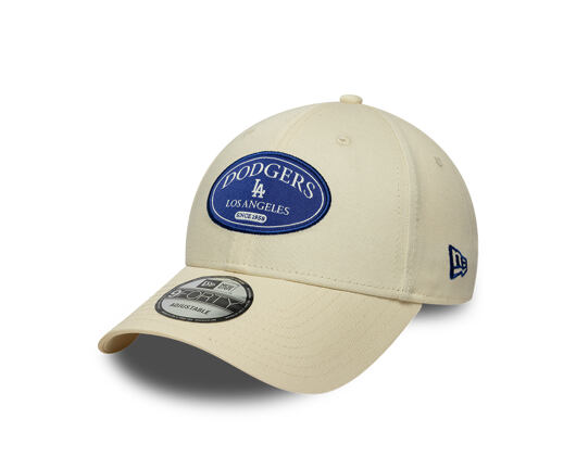 Kšiltovka New Era - MLB Patch 9FORTY - LA Dodgers - Cream