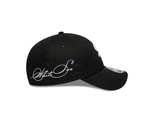 Kšiltovka New Era - MLB Side Script 9FORTY M-CROWN - Chicago White Sox - Black