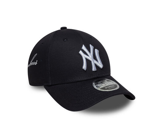 Kšiltovka New Era - MLB Side Script 9FORTY M-CROWN - NY Yankees - Navy