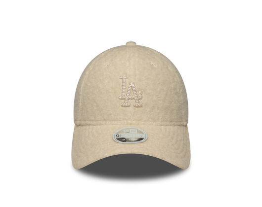 Dámská Kšiltovka New Era - MLB Winter Borg Teddy 9FORTY M-CROWN - LA Dodgers - Cream