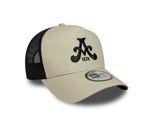 Kšiltovka New Era - Core Logo 9FORTY A-Frame Trucker - ASTON VILLA FC - Stone