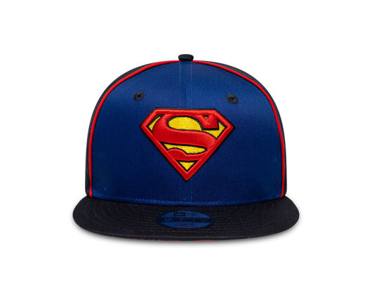 Dětská Kšiltovka New Era - DC Piping 9FIFTY - Superman - Royal / Navy