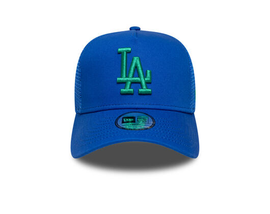 Dětská Kšiltovka New Era - MLB Essential 9FORTY A-Frame Trucker - LA Dodgers - Blue / Green