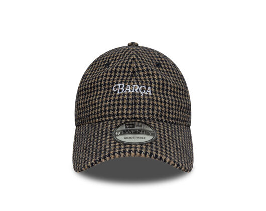 Kšiltovka New Era - Herringbone 9TWENTY - Barcelona FC - Brown