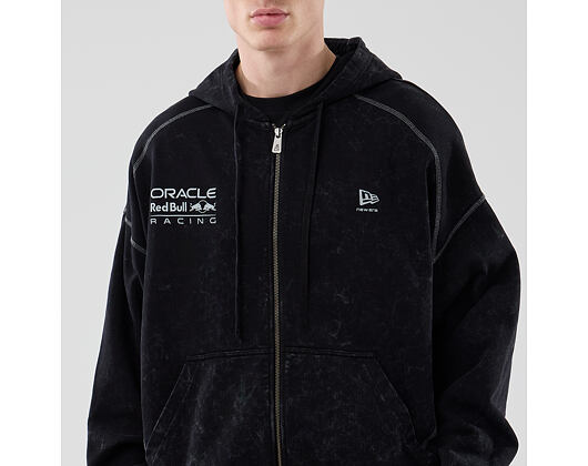Mikina New Era - F1 Oversized Full-zip Hoody - RED BULL F1 - Black
