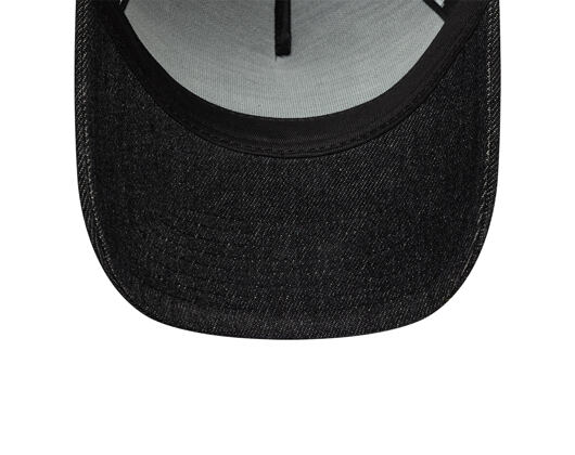 Kšiltovka New Era - Branded Patch Denim 9FORTY A-Frame Trucker - Black