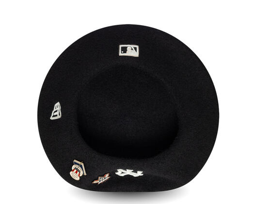 Baret New Era - MLB IMAGE DROP Retro Pin Beret - NY Yankees - Black